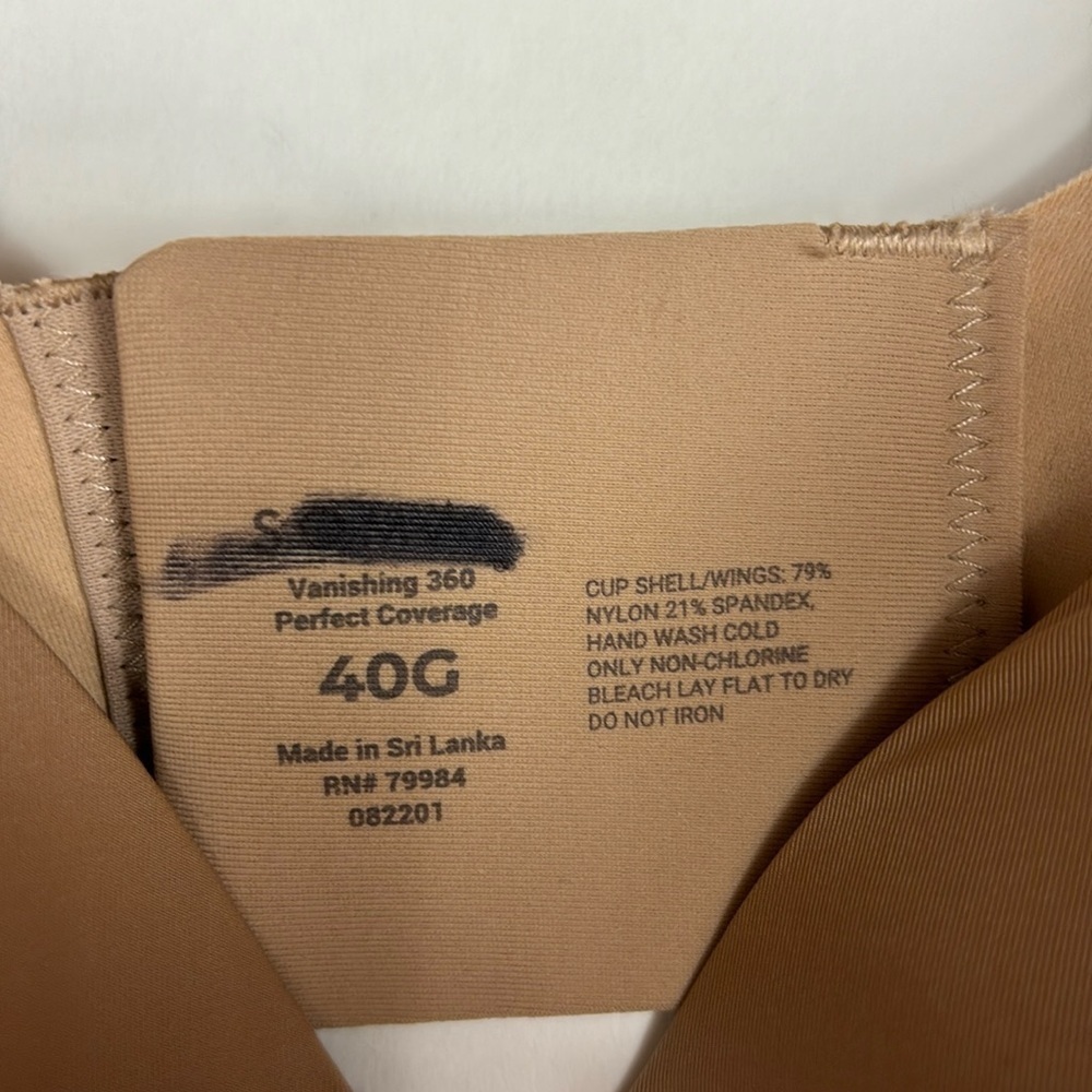 Soma 40G Vanishing 360 Perfect Coverage Nude Tan Bra - Picture 5 of 16
